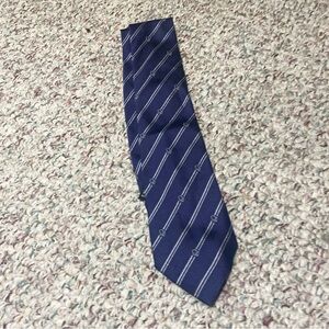 Dior Blue Striped Tie